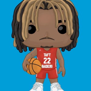 DIGITAL ONLY Custom Funko Pop style portrait - personalized artwork gift - for graduation christmas birthday anniversary or collectors image 8
