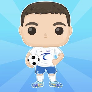 DIGITAL ONLY Custom Funko Pop style portrait - personalized artwork gift - for graduation christmas birthday anniversary or collectors image 9