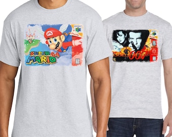 Choose Your Own Retro Video Game T-shirt - Old School Nintendo 64 N64 game inspired