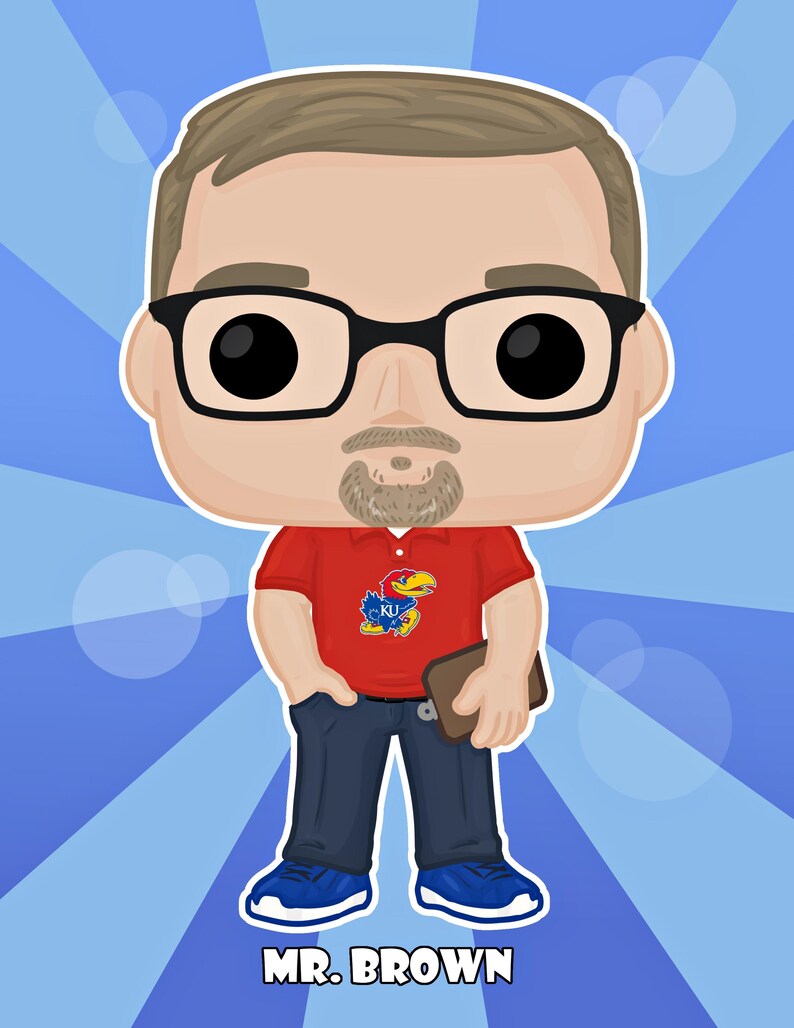 DIGITAL ONLY Custom Funko Pop style portrait - personalized artwork gift - for graduation christmas birthday anniversary or collectors image 7
