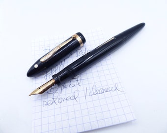 Black First Year Sheaffer Balance Fountain Pen restored