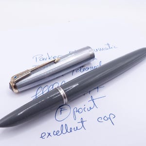 Vintage Parker 51 Fountain Pen Grey - Etsy