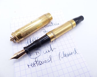 Parker Lucky Curve Gold-Filled Fountain pen restored