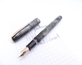 Gray Moore Fountain Pen Semiflex Nib restored