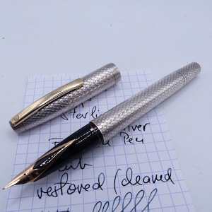 Sheaffer Imperial Sterling Silver Touchdown Fountain  Pen