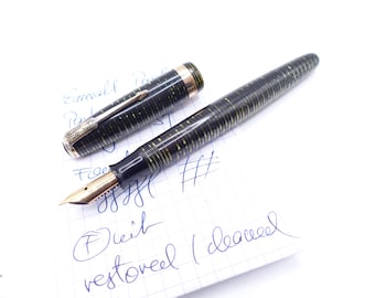 Emerald Pearl Parker Vacumatic Major Delux SJ Fountain Pen restored