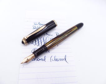 Tortoise Brown Pelikan 400 Fountain pen restored