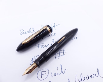 Black Small Sheaffer Balance Fountain Pen restored