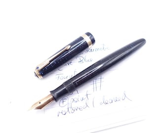 Azure Blue Parker Vacumatic Major Fountain Pen restored