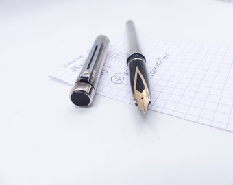 Sterling Silver Sheaffer Targa 1004 Fountain Pen - Etsy