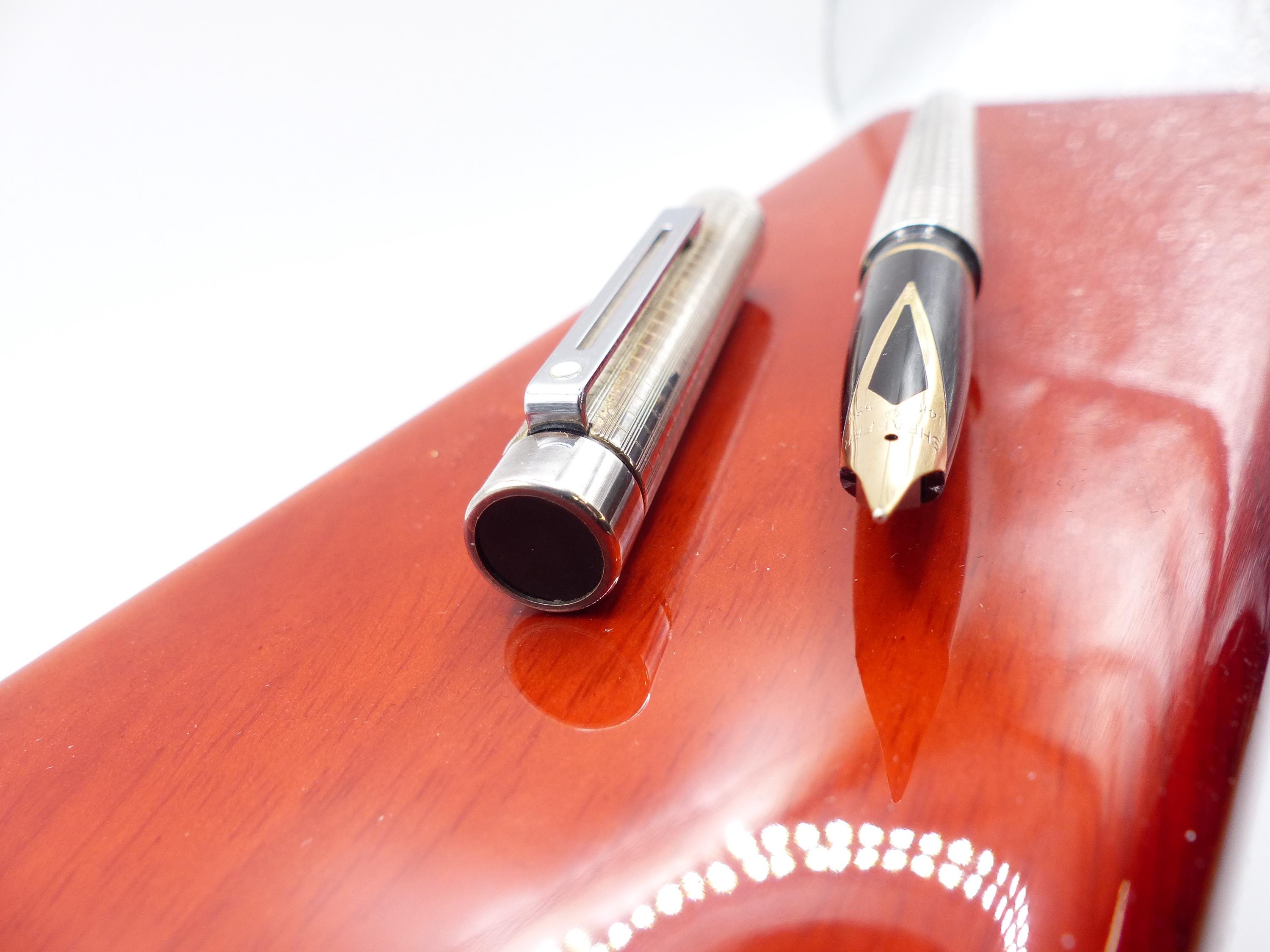 Mint Sterling Silver Sheaffer Targa 1004 Fountain Pen - Etsy