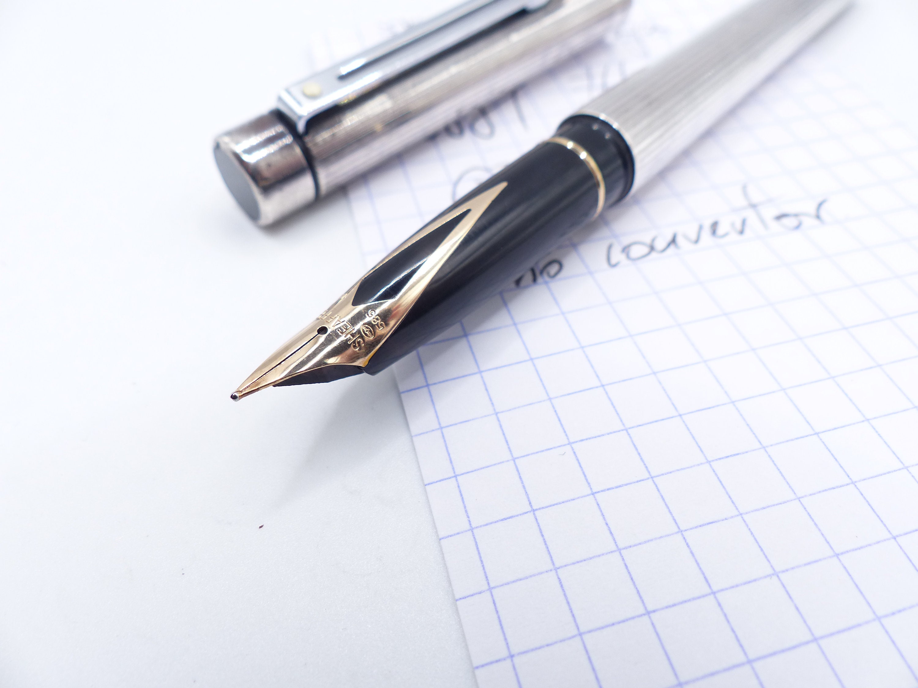 SHEAFFER 万年筆 タルガ 1004 STERLING SILVER Sterling Silver Sheaffer Targa 1004 Fountain Pen - Etsy