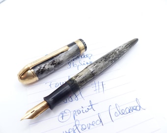 Gray Eversharp Skyline Demi Fountain Pen restored