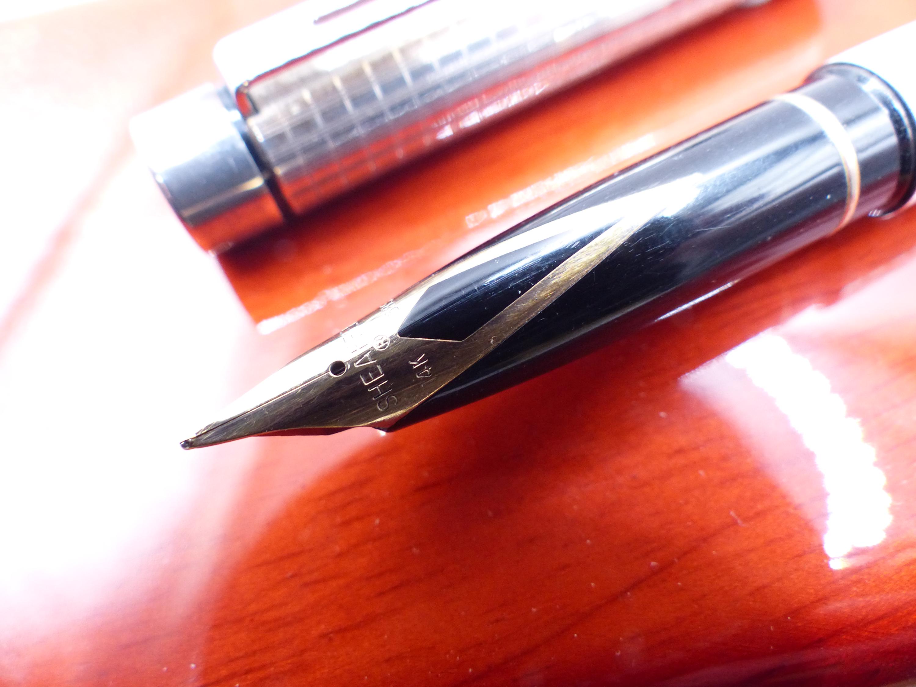 Mint Sterling Silver Sheaffer Targa 1004 Fountain Pen - Etsy
