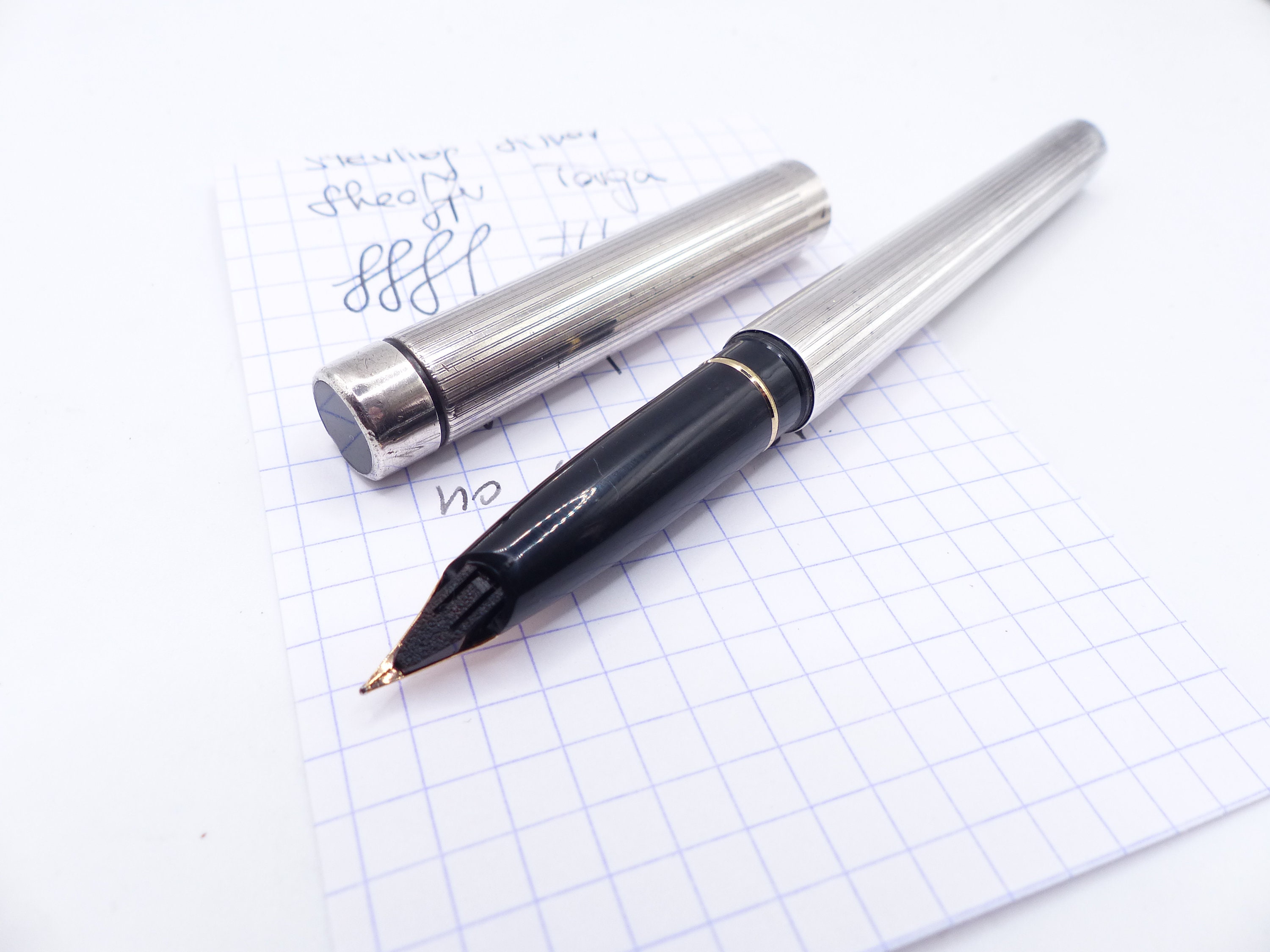 Buy Sterling Silver Sheaffer Targa 1004 Fountain Pen Online