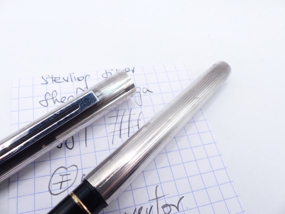 SHEAFFER 万年筆 タルガ 1004 STERLING SILVER Sheaffer Targa 1004 Fountain Pen - Sterling Silver Lined