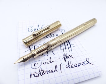 Gold Filled All Metal Conklin Fountain Pen Flex Nib restored
