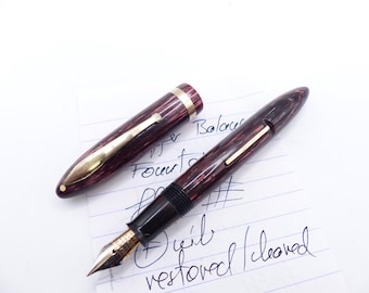 Rose Glow Sheaffer Balance Short Full Girth Fountain Pen restored