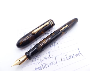 Bronze and Black Conklin Endura Symetrik Fountain Pen restored