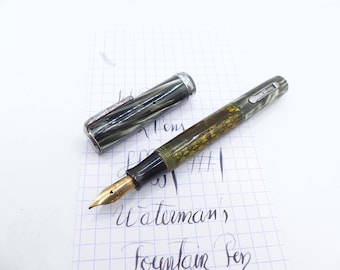 Gray Waterman Ink-Vue Fountain Pen restored