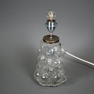 UNIQUE Helena Tynell Glashütte Limburg Table Lamp / Desk Lamp Clear Midcentury Modern MCM Icon