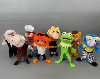 ZELDZAME Muppets Complete handpoppenset 8-delige pluchen poppen Cadeau verzamelset Kinderspeelgoed