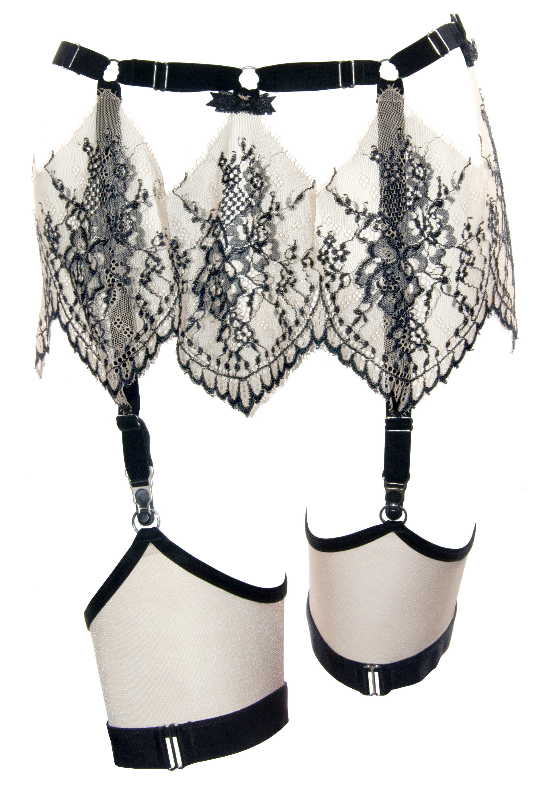 CASINO 5650 Garters Black garters Harness garters Harness Etsy