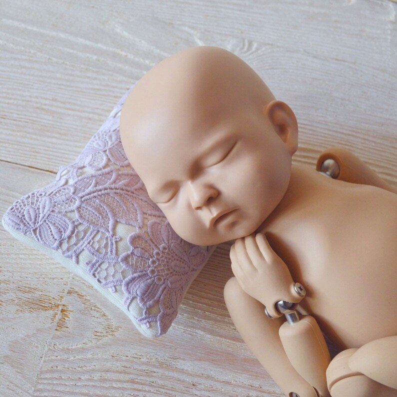 Lilac Newborn photography pillow Baby posing props Newborn Etsy