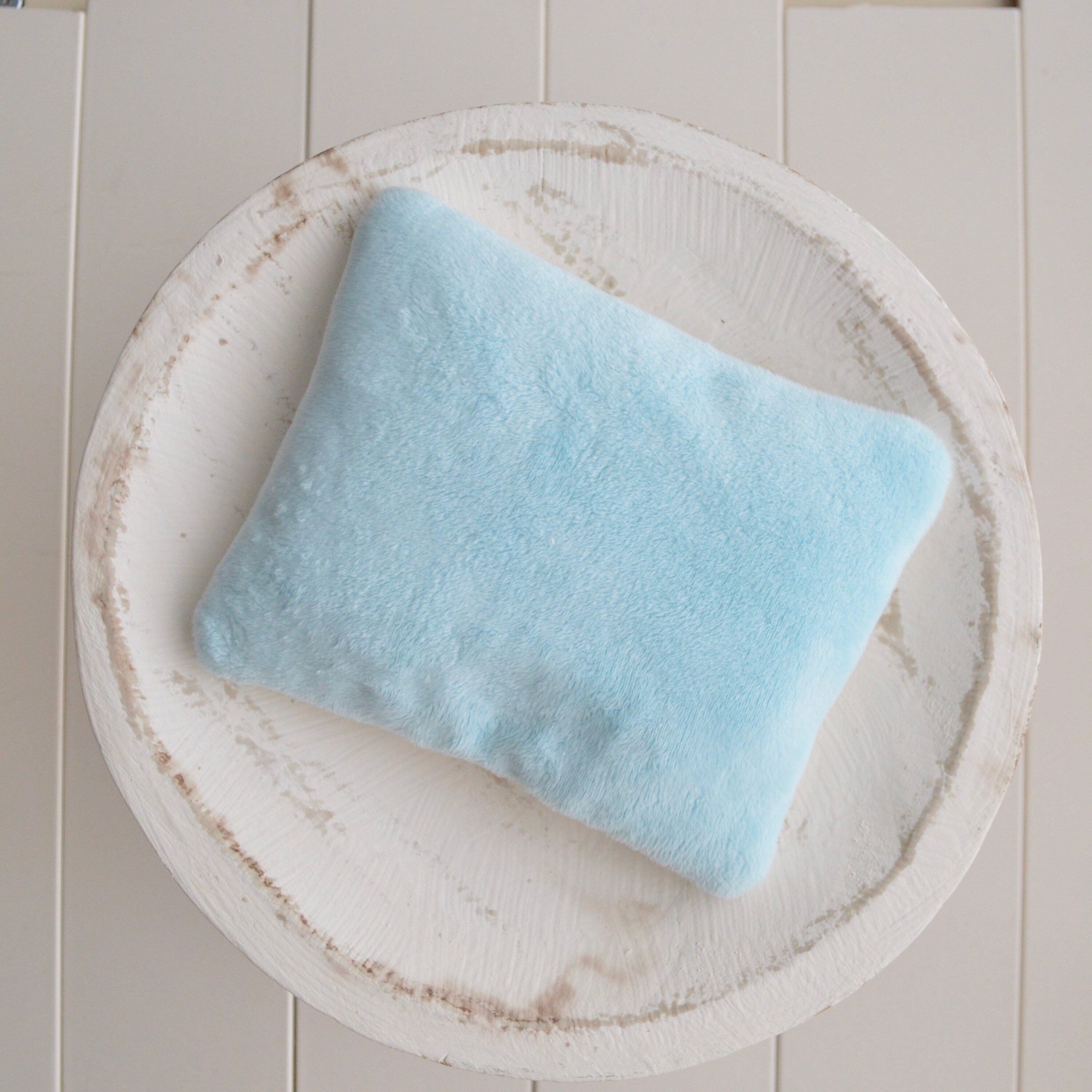 Blue and white newborn posing pillow. Baby newborn sewing Etsy