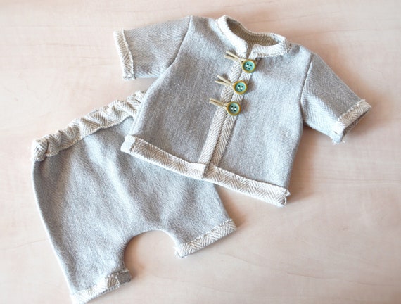 grey newborn outfit