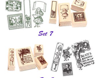 Alice, Dorothy Stamp, Creative, Story, Stationery, Wood, Retro