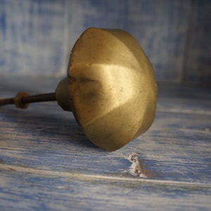 vintage brass door knob, antique architectural salvage door knob brass