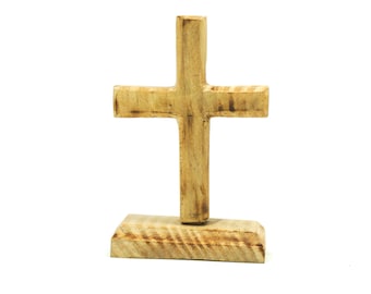 small wooden handmade cross