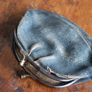 Cartera pequeña vintage, Monedero de monedas, Clip de dinero vintage, Cartera pequeña femenina, Moda francesa, Ropa de mujer, Regalo para ella