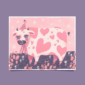 Strawberry Cow - Print