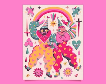 Clown Twins - Print