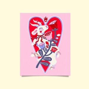 Goat In Love - Print