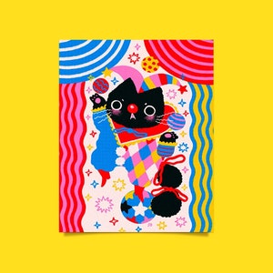 Circus Cat - Print