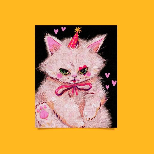 Clown Kitty - Print