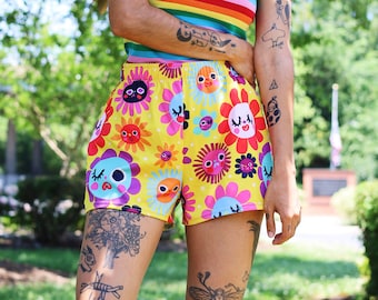 Flower Power - Short Shorts