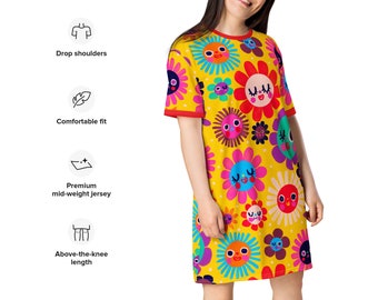 Flower Power - T-shirt dress