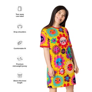 Flower Power - T-shirt dress