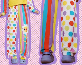 Clown Flower - Wide-leg Pants
