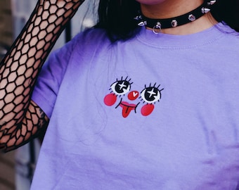 Clownface - Embroidered Tshirt