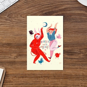 Dancing With Myself - Postkarte