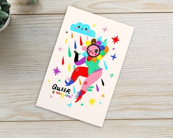 Queer And Magical - Postcard