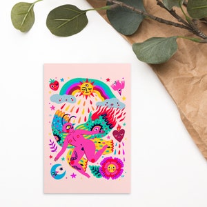 Icare - Carte postale