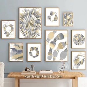Beige Gray Abstract Set of 12 Posters Minimalist Artwork Neutral Abstract Painting PRINTABLE Art Pastel Contemporary Art Beige Modern Prints