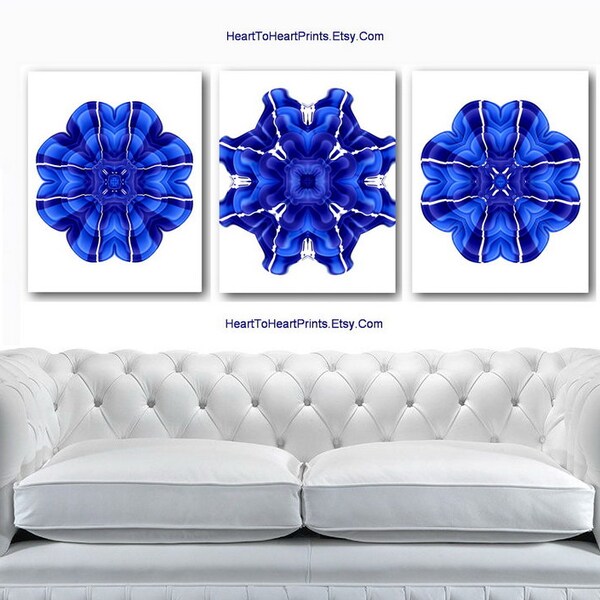 Cobalt Blue Art Etsy