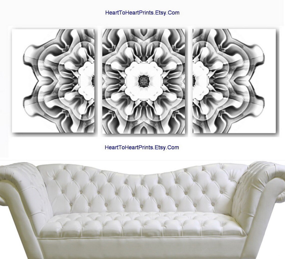 Silver Gray Abstract Wall Art Gray Abstract Printable Art Set Etsy